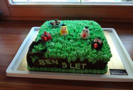 Angry birds torta