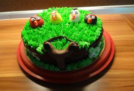 Angry birds torta