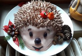 Torta ježek 3D