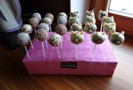 Mačji in navadni cake pops