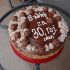 Ferero torta, dekoracija Ferrero kroglice + napis
