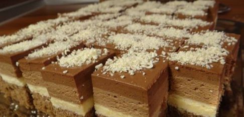 Trojne čokoladne kocke